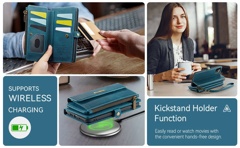 CaseMe iPhone 11 Pro RFID Wallet Case – Crossbody & Wireless