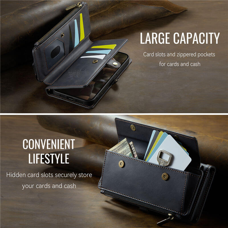 CaseMe iPhone 14 Plus RFID Wallet Case – Crossbody & Wireless - Image 14