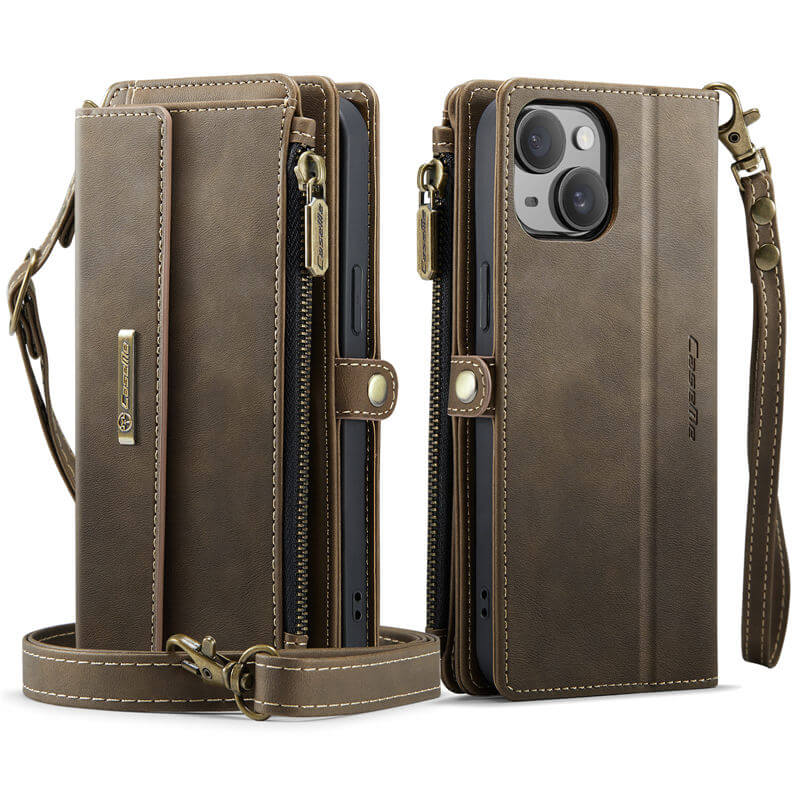 CaseMe iPhone 14 RFID Wallet Case – Crossbody & Wireless