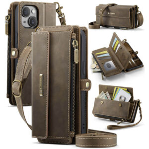 CaseMe iPhone 13 RFID Wallet Case – Crossbody & Wireless