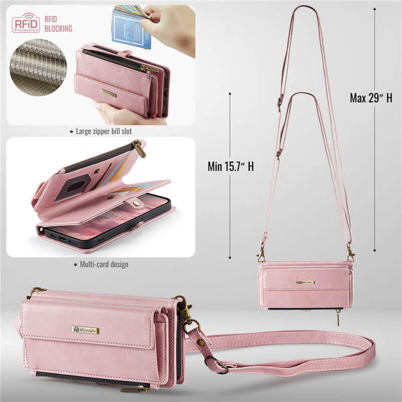 CaseMe iPhone 14 RFID Wallet Case – Crossbody & Wireless - Image 4
