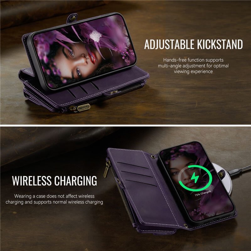 CaseMe iPhone 14 Plus RFID Wallet Case – Crossbody & Wireless - Image 13