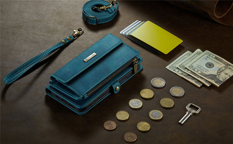 CaseMe iPhone 13 Mini RFID Wallet Case – Crossbody & Wireless