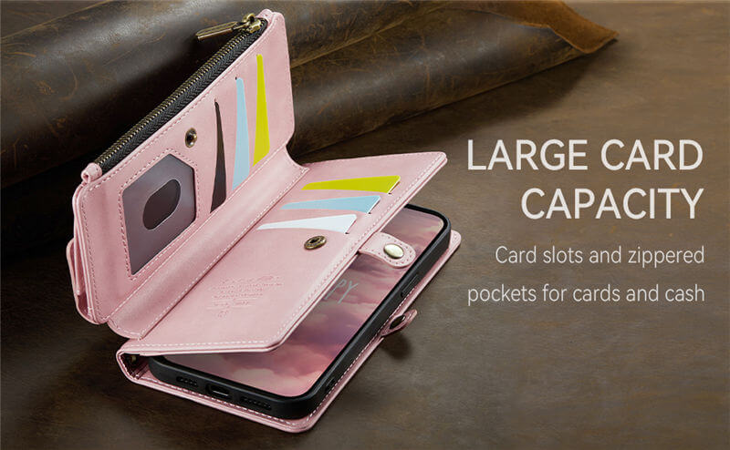 CaseMe iPhone 13 Mini RFID Wallet Case – Crossbody & Wireless