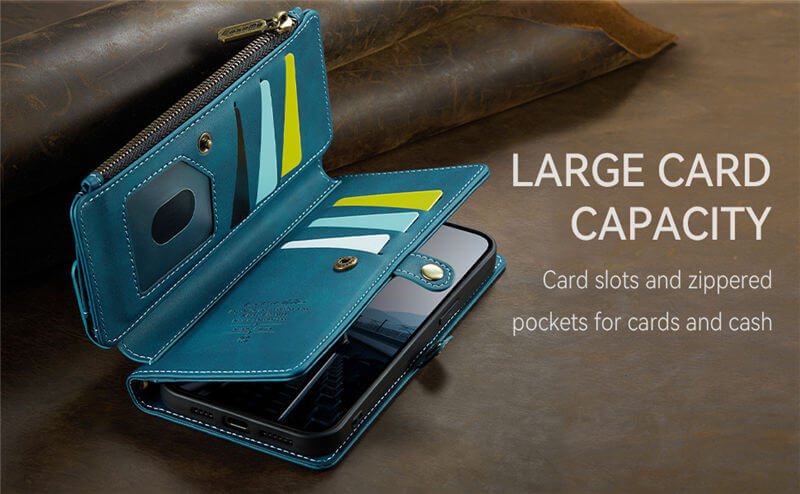 CaseMe iPhone 13 RFID Wallet Case – Crossbody & Wireless