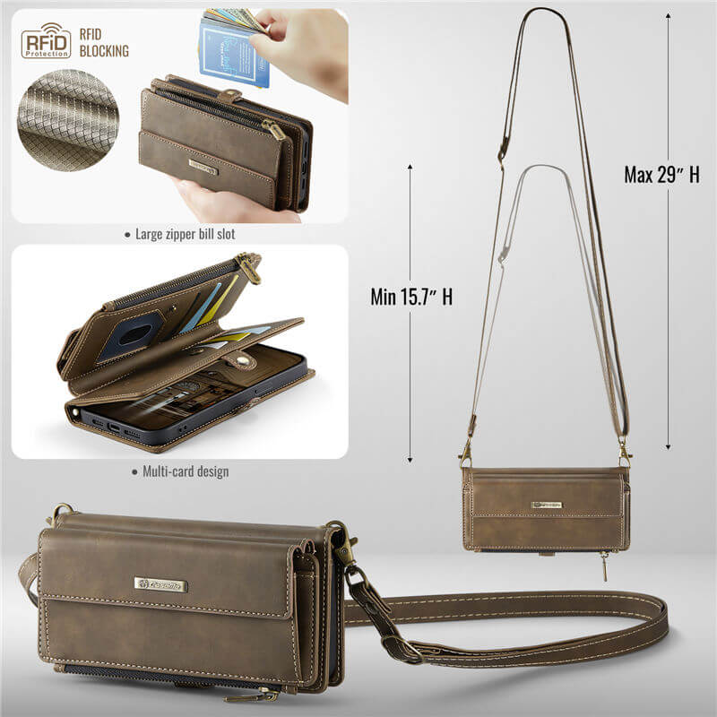 CaseMe iPhone 12 Mini RFID Wallet Case – Crossbody & Wireless - Image 4