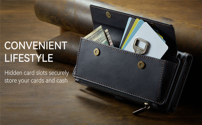 CaseMe iPhone 12 Mini RFID Wallet Case – Crossbody & Wireless