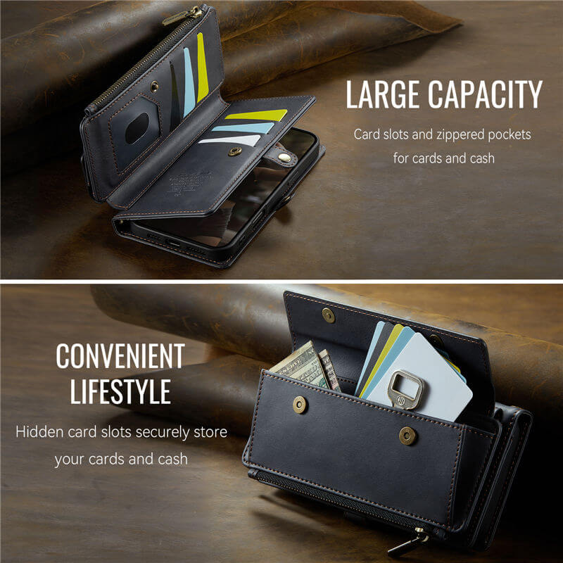 CaseMe iPhone 16 RFID Wallet Case – Crossbody & Wireless - Image 14