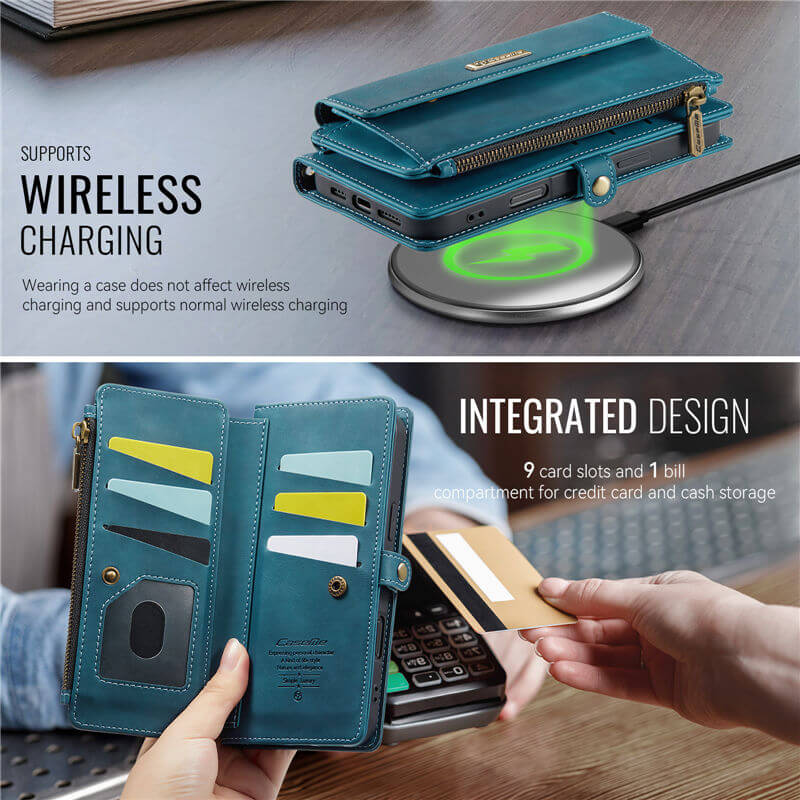 CaseMe iPhone 16 Plus RFID Wallet Case – Crossbody & Wireless - Image 6