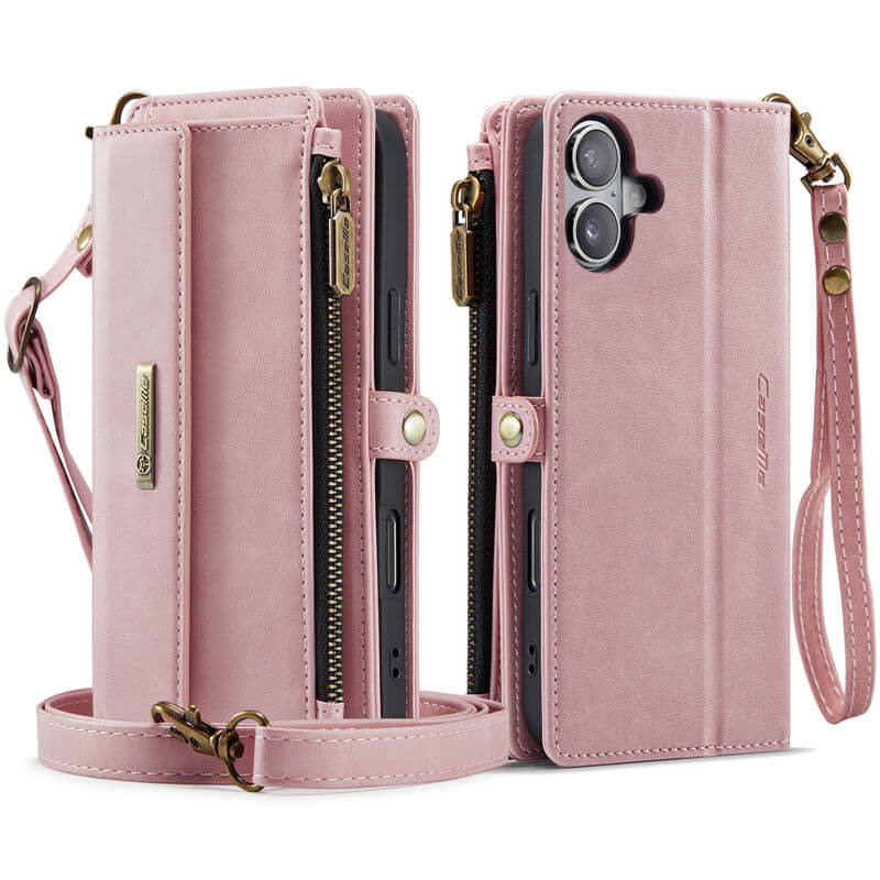 CaseMe iPhone 16 Plus RFID Wallet Case – Crossbody & Wireless - Image 3