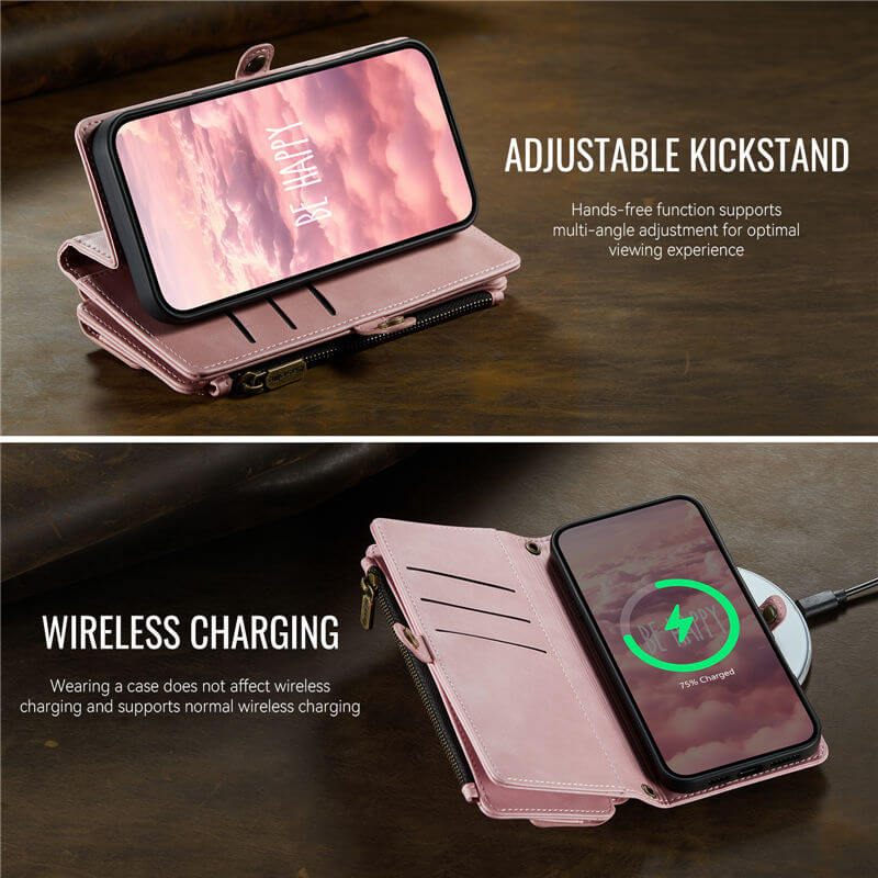 CaseMe iPhone 16 Plus RFID Wallet Case – Crossbody & Wireless - Image 13