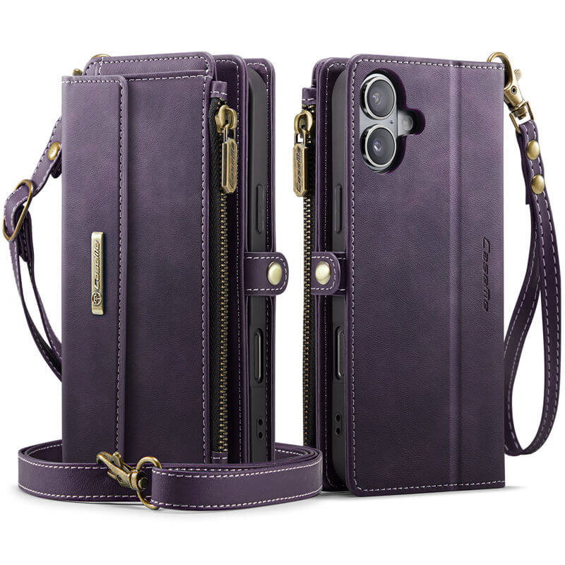 CaseMe iPhone 16 RFID Wallet Case – Crossbody & Wireless - Image 3