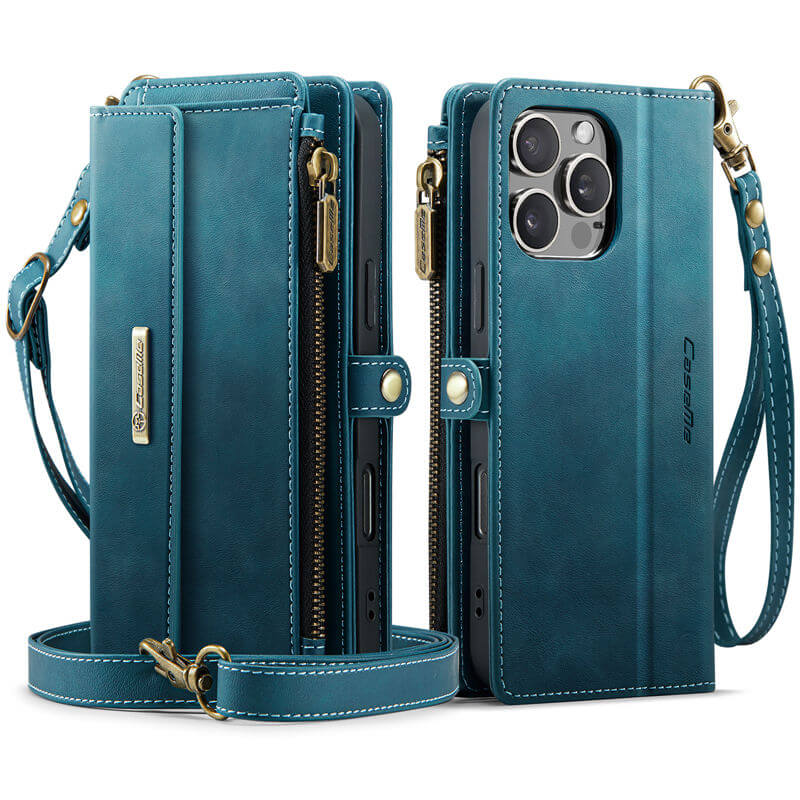 CaseMe iPhone 16 Pro RFID Wallet Case – Crossbody & Wireless - Image 3