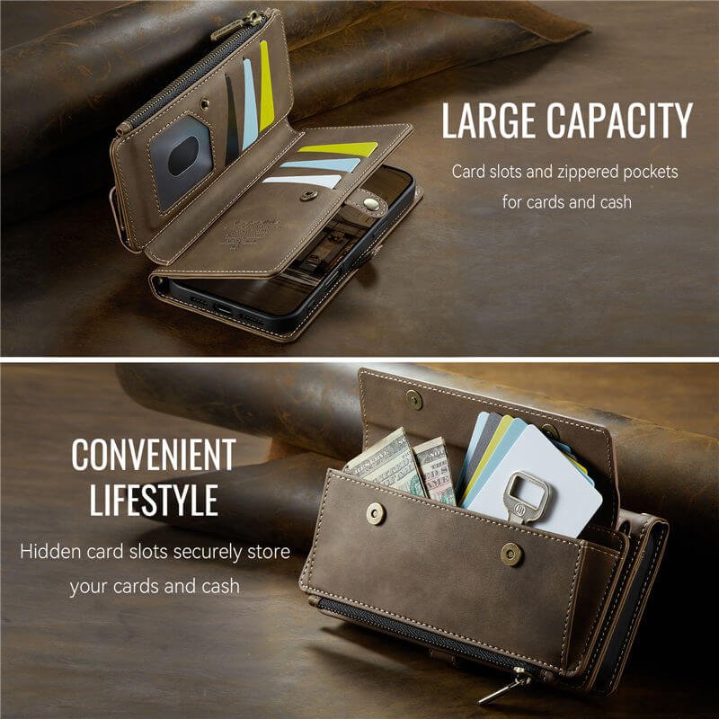 CaseMe iPhone 16 Pro RFID Wallet Case – Crossbody & Wireless - Image 14