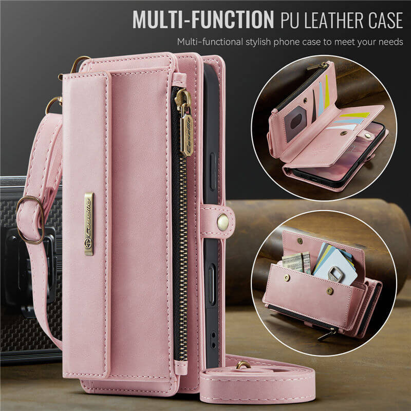 CaseMe iPhone 16 Pro RFID Wallet Case – Crossbody & Wireless - Image 15