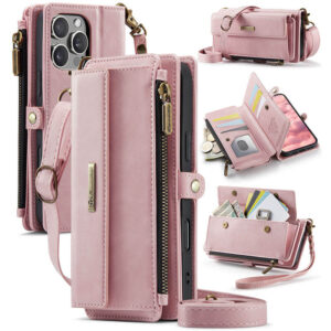 CaseMe iPhone 16 Pro Max RFID Wallet Case – Crossbody & Wireless