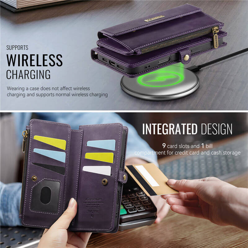 CaseMe iPhone 16 Pro RFID Wallet Case – Crossbody & Wireless - Image 6