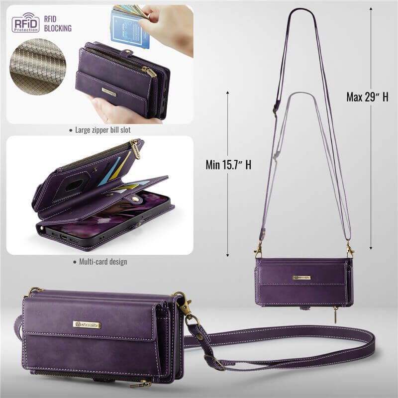 CaseMe iPhone 17e RFID Wallet Case – Crossbody & Wireless - Image 4