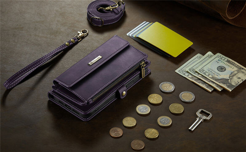 CaseMe iPhone 16e RFID Wallet Case – Crossbody & Wireless