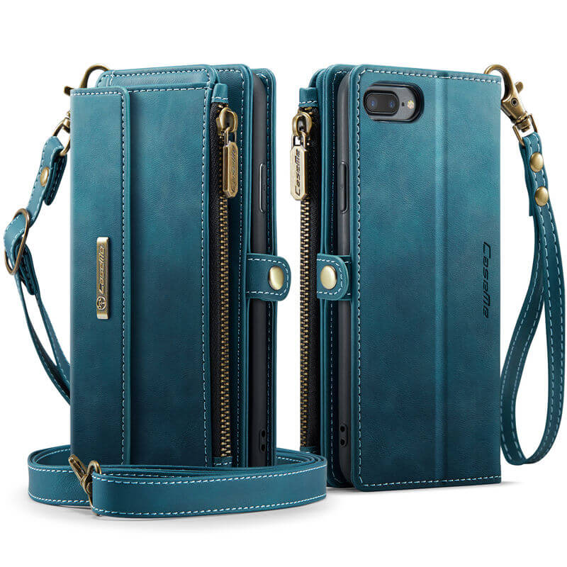 CaseMe iPhone 7 Plus/8 Plus RFID Wallet Case with Crossbody Strap - Image 3