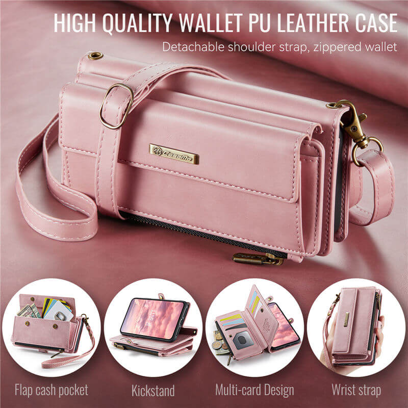 CaseMe iPhone 7 Plus/8 Plus RFID Wallet Case with Crossbody Strap - Image 10