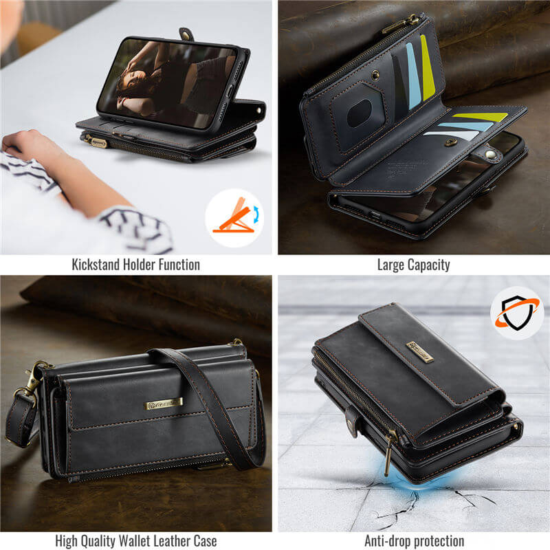 CaseMe iPhone 7/8/SE 2020/SE 2022 RFID Wallet Case with Crossbody Strap - Image 9