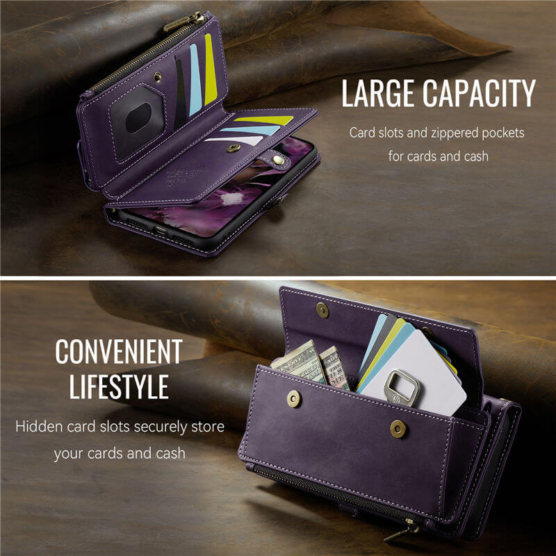 CaseMe iPhone 7/8/SE 2020/SE 2022 RFID Wallet Case with Crossbody Strap - Image 13