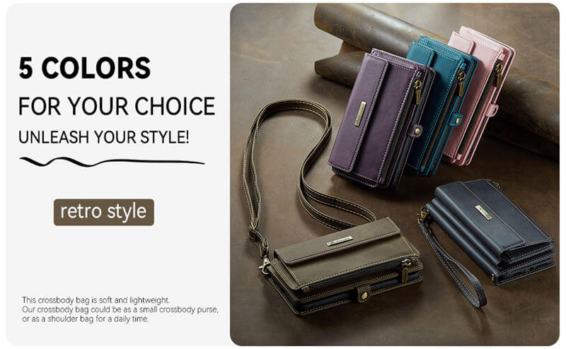 CaseMe iPhone XR RFID Wallet Case – Crossbody & Wireless