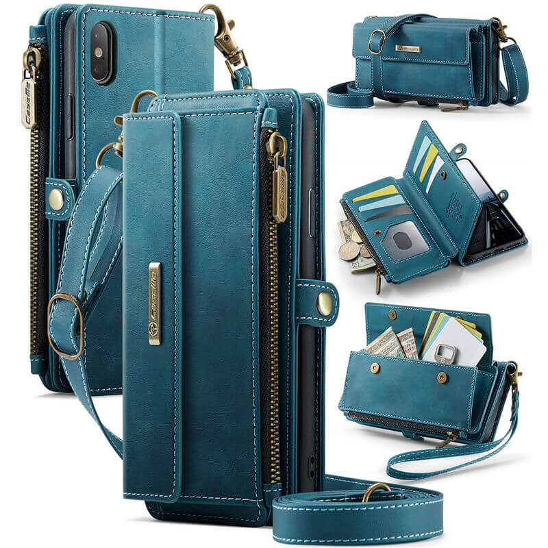 CaseMe iPhone XS Max RFID Wallet Case – Crossbody & Wireless