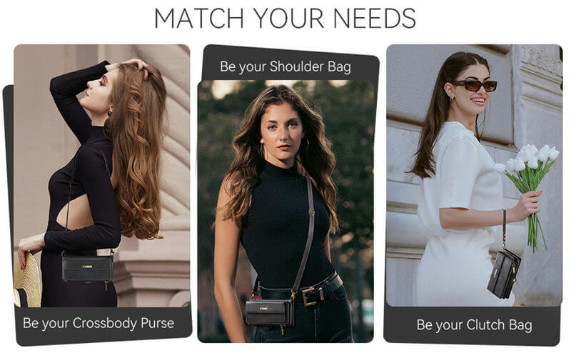 CaseMe iPhone X/XS RFID Wallet Case – Crossbody & Wireless