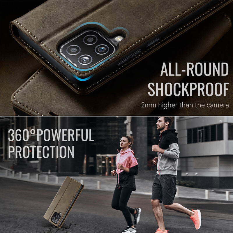 CaseMe Samsung Galaxy A12 5G Wallet Case – Magnetic & RFID Blocking - Image 7