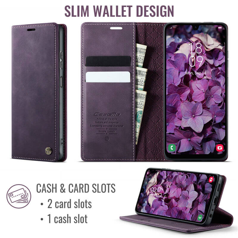CaseMe Samsung Galaxy A12 5G Wallet Case – Magnetic & RFID Blocking - Image 3