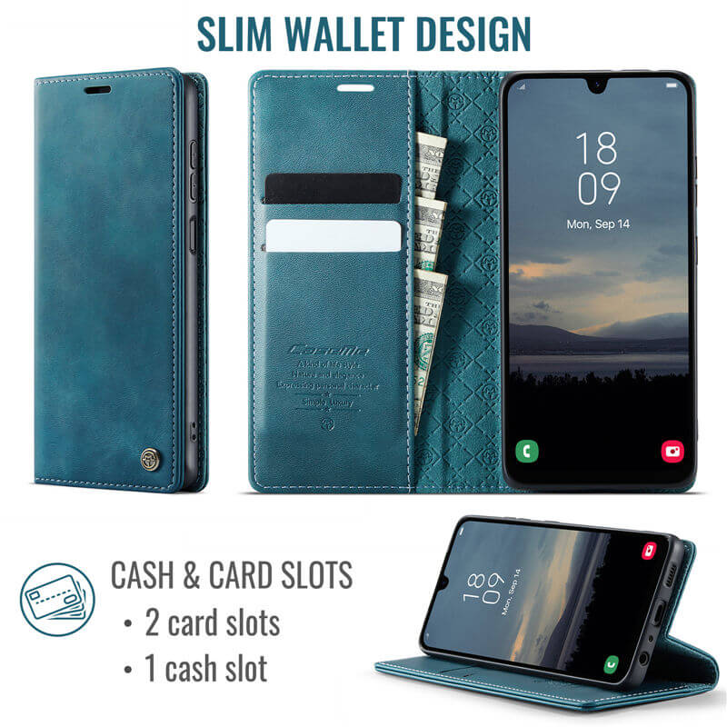 CaseMe Samsung Galaxy A13 5G Wallet Case – Magnetic & RFID Blocking - Image 3
