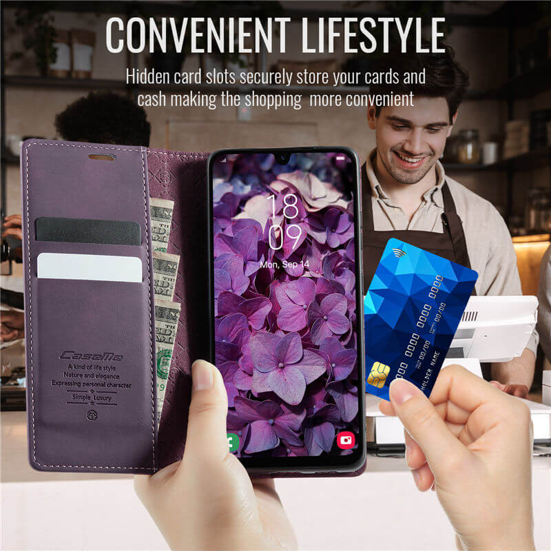 CaseMe Samsung Galaxy A13 5G Wallet Case – Magnetic & RFID Blocking - Image 5