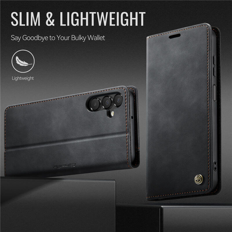 CaseMe Samsung Galaxy A14 Wallet Case – Magnetic & RFID Blocking - Image 9