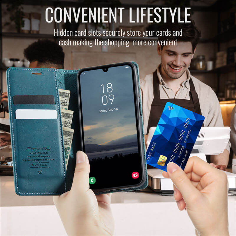 CaseMe Samsung Galaxy A15 Wallet Case – Magnetic & RFID Blocking - Image 5