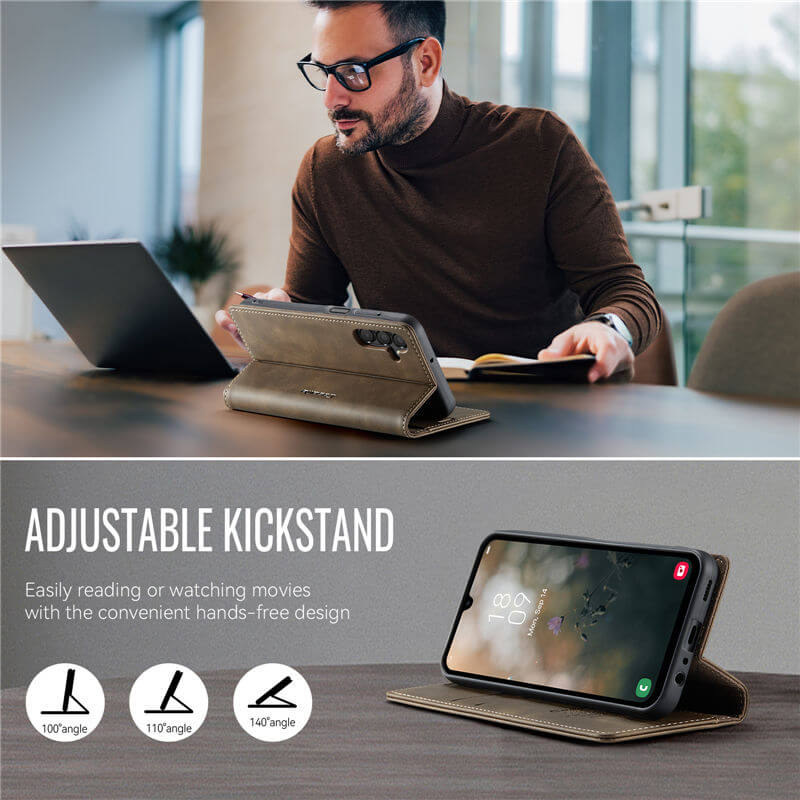 CaseMe Samsung Galaxy A15 Wallet Case – Magnetic & RFID Blocking - Image 6