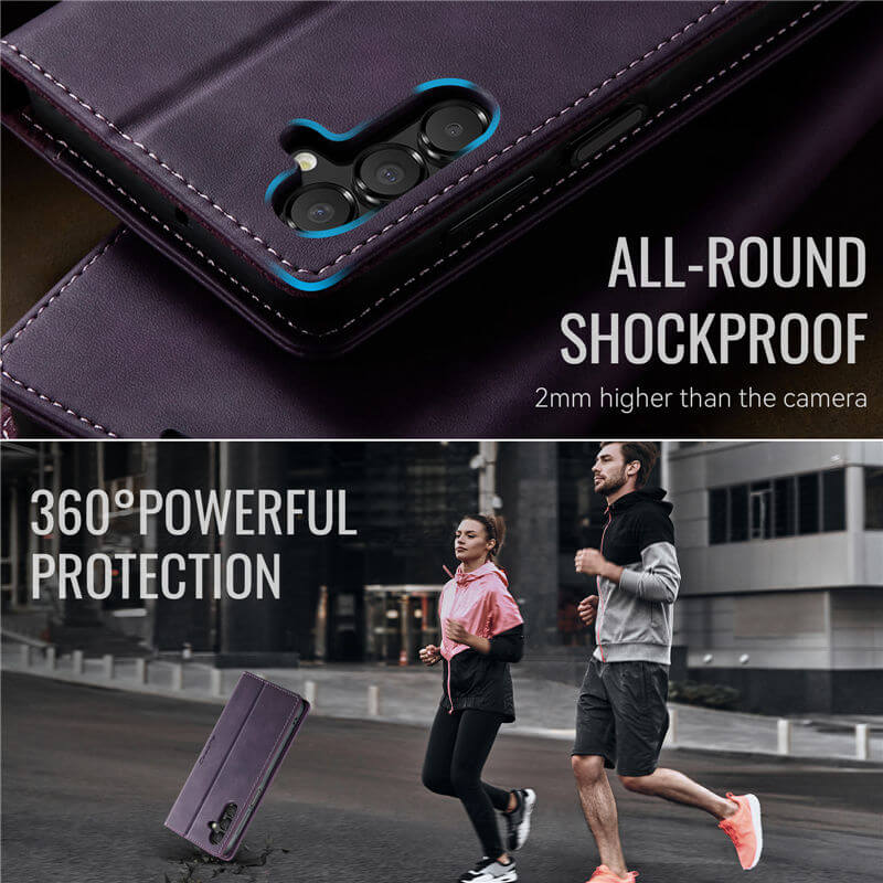 CaseMe Samsung Galaxy A15 Wallet Case – Magnetic & RFID Blocking - Image 7