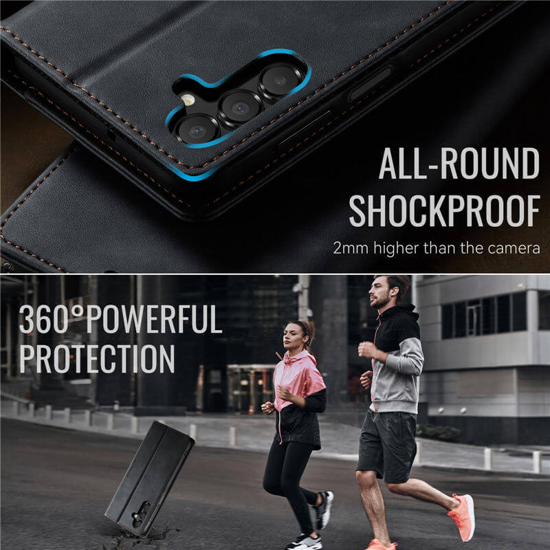 CaseMe Samsung Galaxy A16 5G Wallet Case – Magnetic & RFID Blocking - Image 7