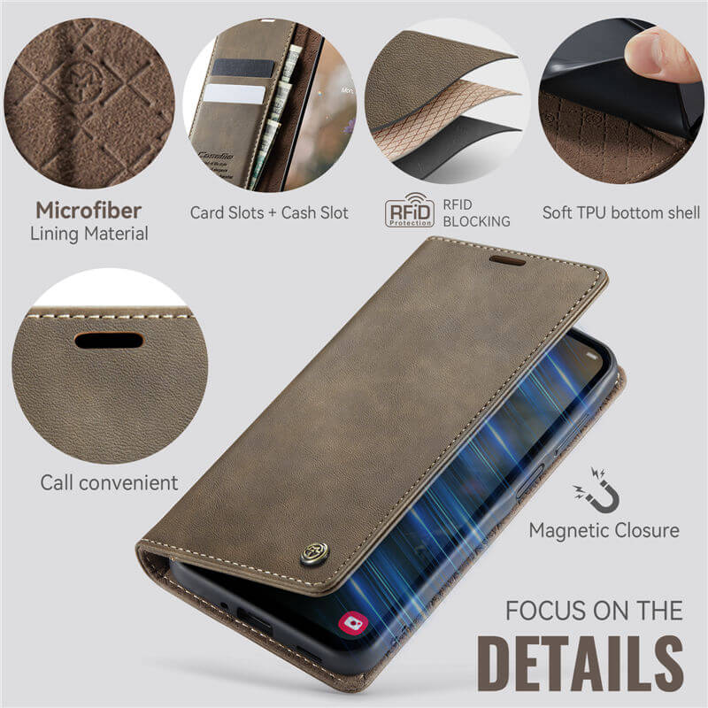 CaseMe Samsung Galaxy A16 5G Wallet Case – Magnetic & RFID Blocking - Image 4