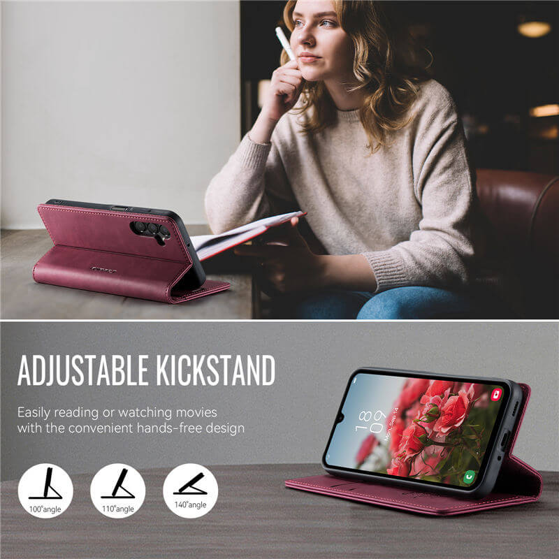 CaseMe Samsung Galaxy A16 5G Wallet Case – Magnetic & RFID Blocking - Image 6