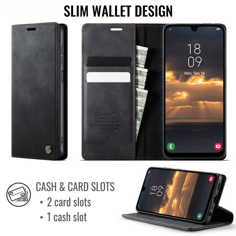 CaseMe Samsung Galaxy A24 4G Wallet Case – Magnetic & RFID Blocking - Image 3
