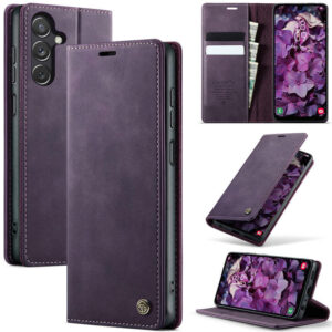 CaseMe Samsung Galaxy A24 4G Wallet Case – Magnetic & RFID Blocking