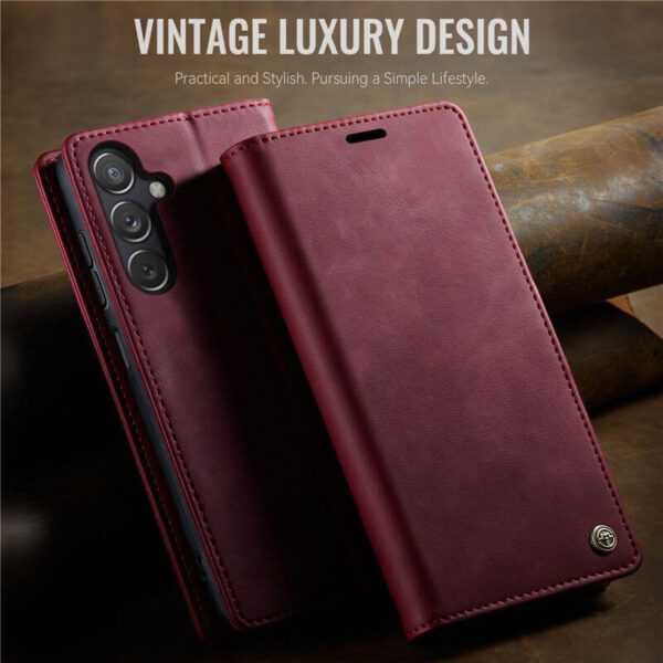 Alternative view of CaseMe Samsung Galaxy A24 4G Wallet Case – Magnetic & RFID Blocking