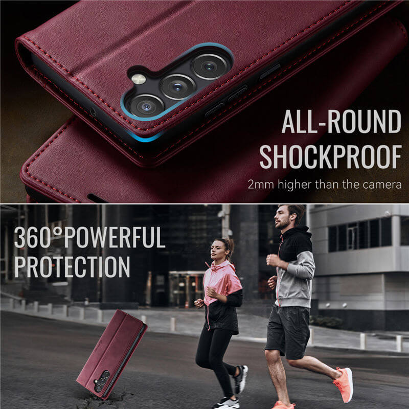 CaseMe Samsung Galaxy A24 4G Wallet Case – Magnetic & RFID Blocking - Image 7