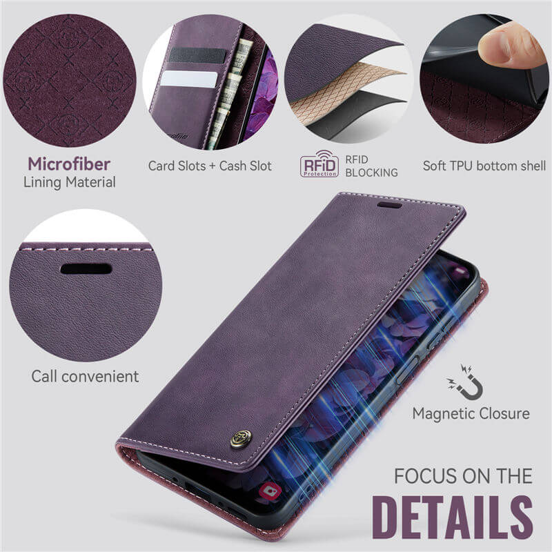 CaseMe Samsung Galaxy A26 5G Wallet Case – Magnetic & RFID Blocking - Image 4