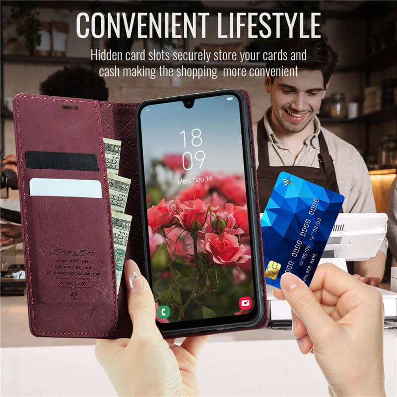 CaseMe Samsung Galaxy A26 5G Wallet Case – Magnetic & RFID Blocking - Image 5