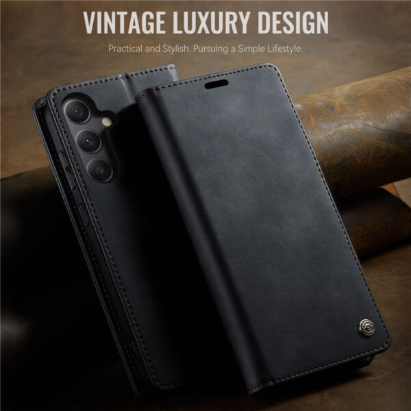 Alternative view of CaseMe Samsung Galaxy A34 Wallet Case – Magnetic & RFID Blocking