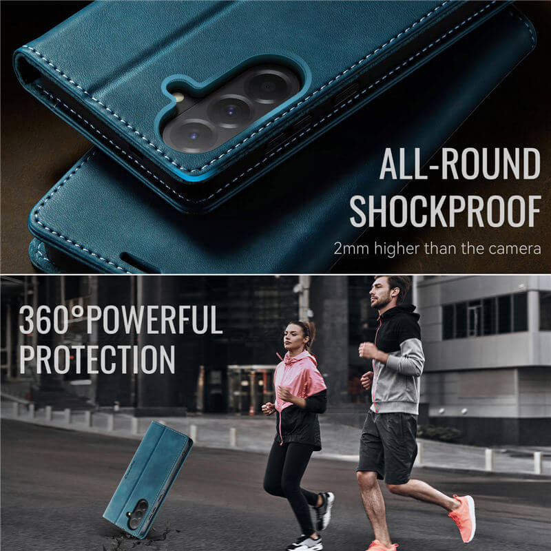 CaseMe Samsung Galaxy A56 5G Wallet Case – Magnetic & RFID Blocking - Image 7