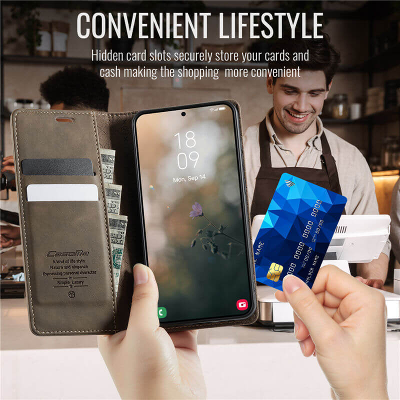 CaseMe Samsung Galaxy A36 5G Wallet Case – Magnetic & RFID Blocking - Image 5